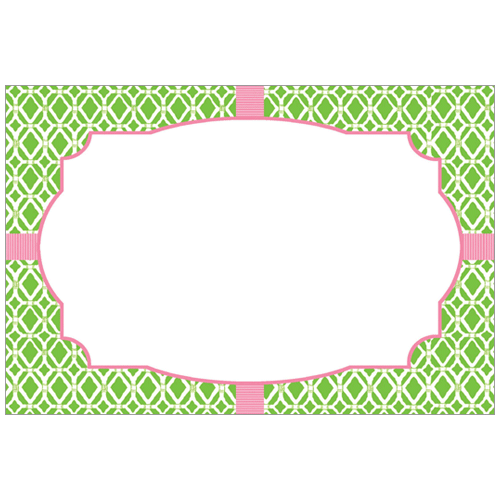 Bamboo Green Correspondence Cards by Lilly Pulitzer®