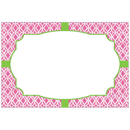 Bamboo Pink Correspondence Cards by Lilly Pulitzer®