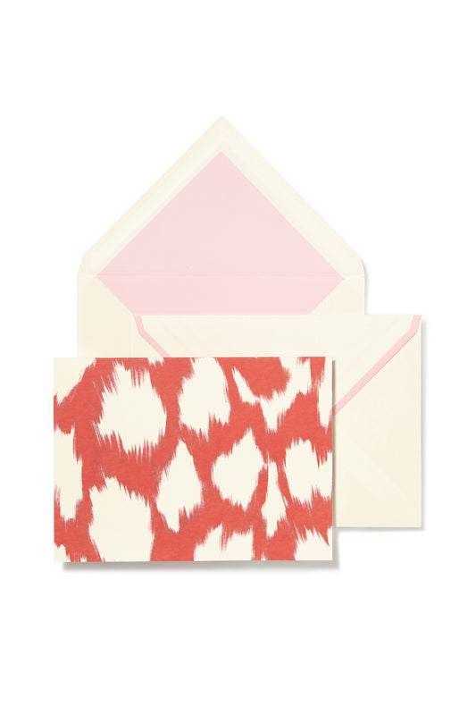 kate spade new york® painterly cheetah notecards
