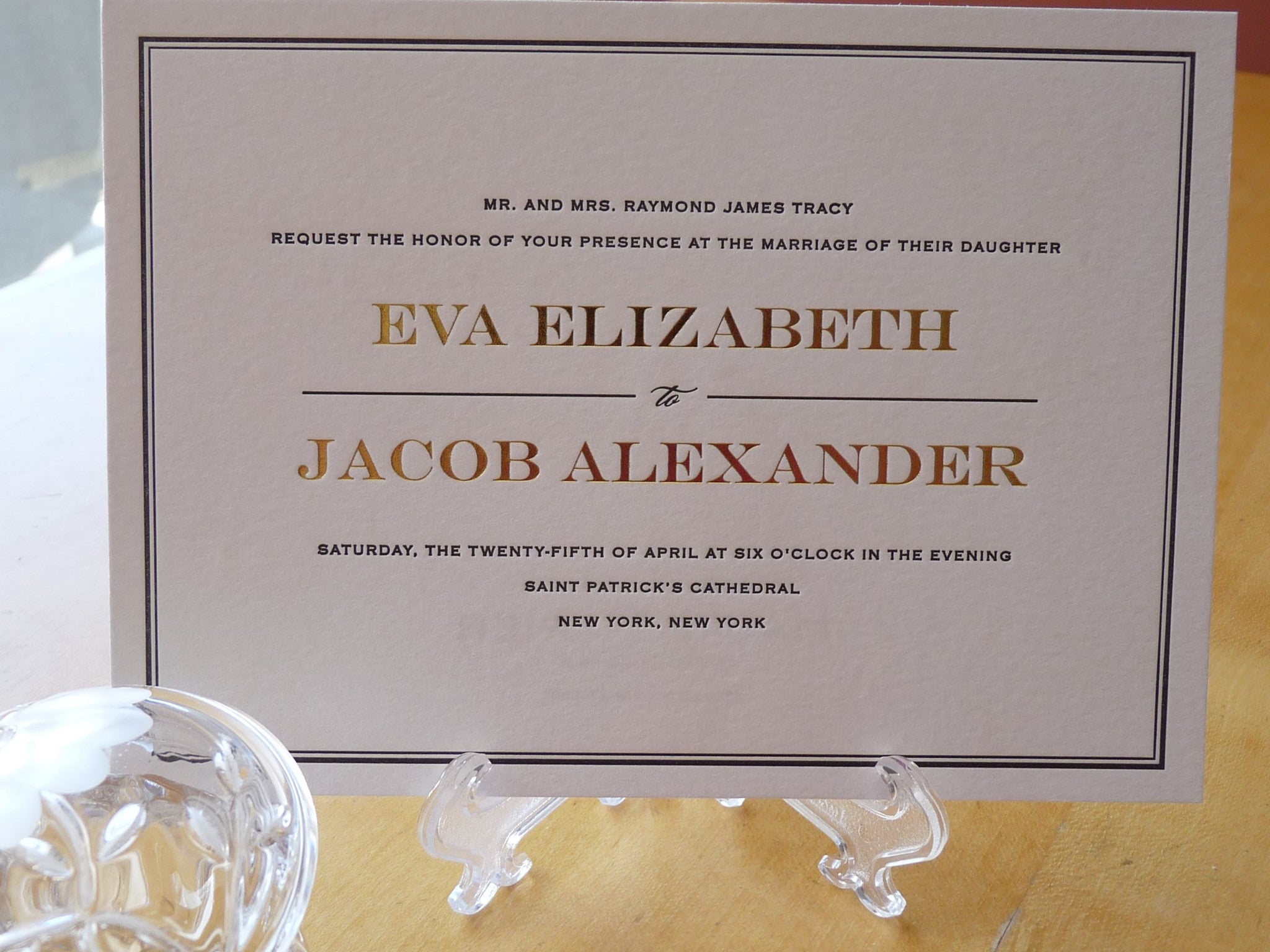 Eva - Haute Papier Luxe Deux Wedding
