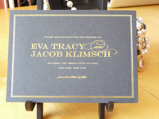 Eva - Haute Papier Luxe Deux Save the Date