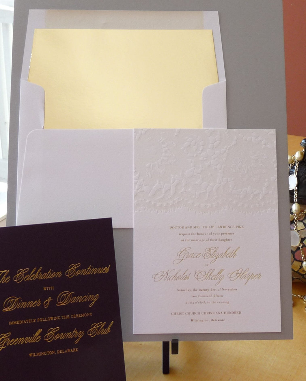 Grace - Haute Papier Luxe Deux Wedding