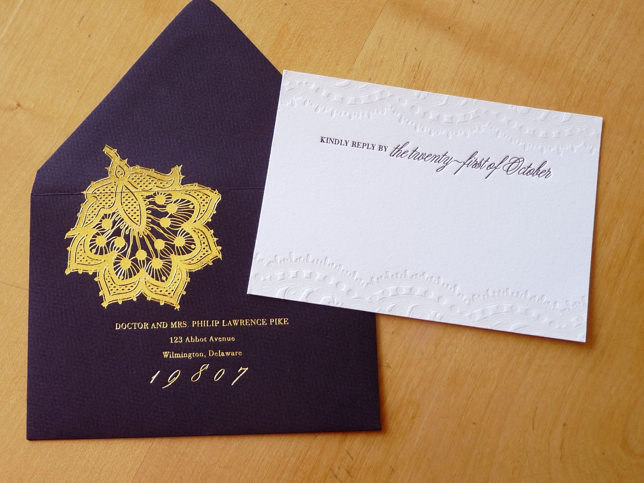 Grace - Haute Papier Luxe Deux Wedding