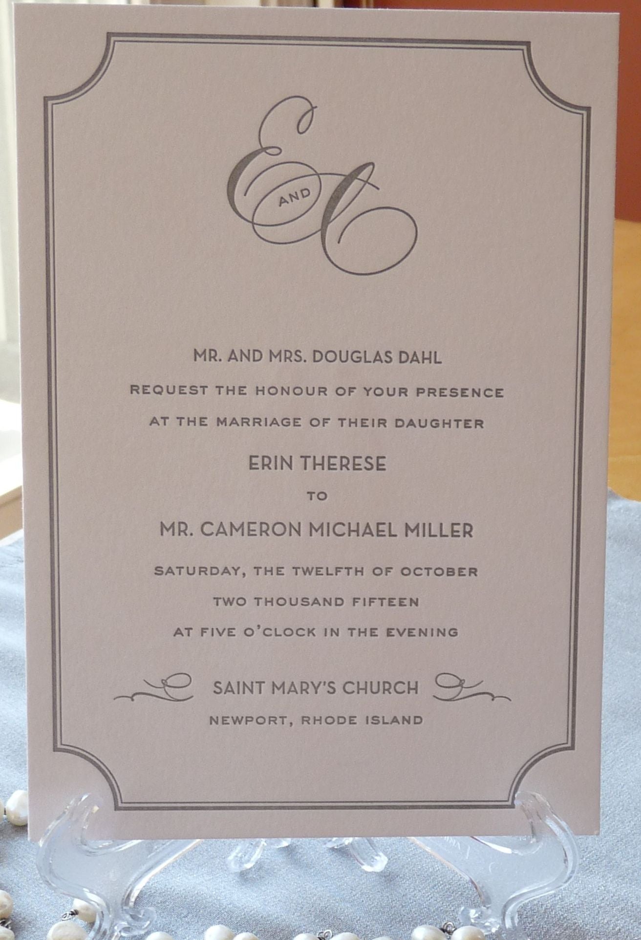Erin - Haute Papier Luxe Deux Wedding
