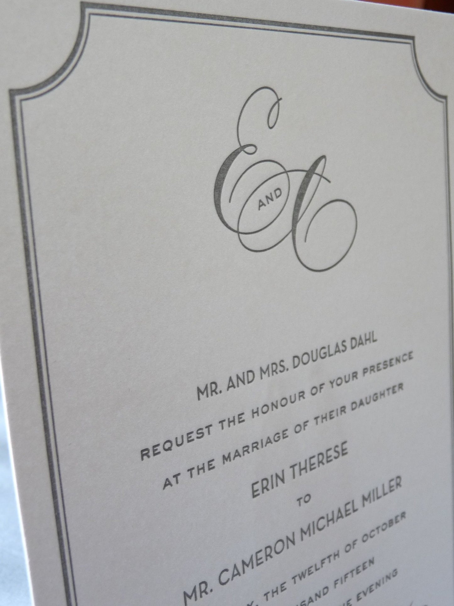 Erin - Haute Papier Luxe Deux Wedding