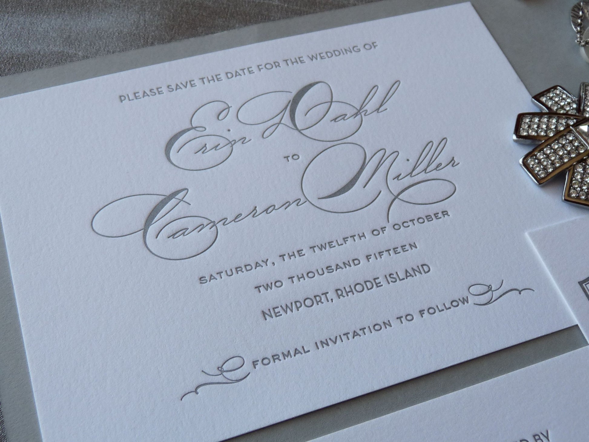 Erin - Haute Papier Luxe Deux Save the Date