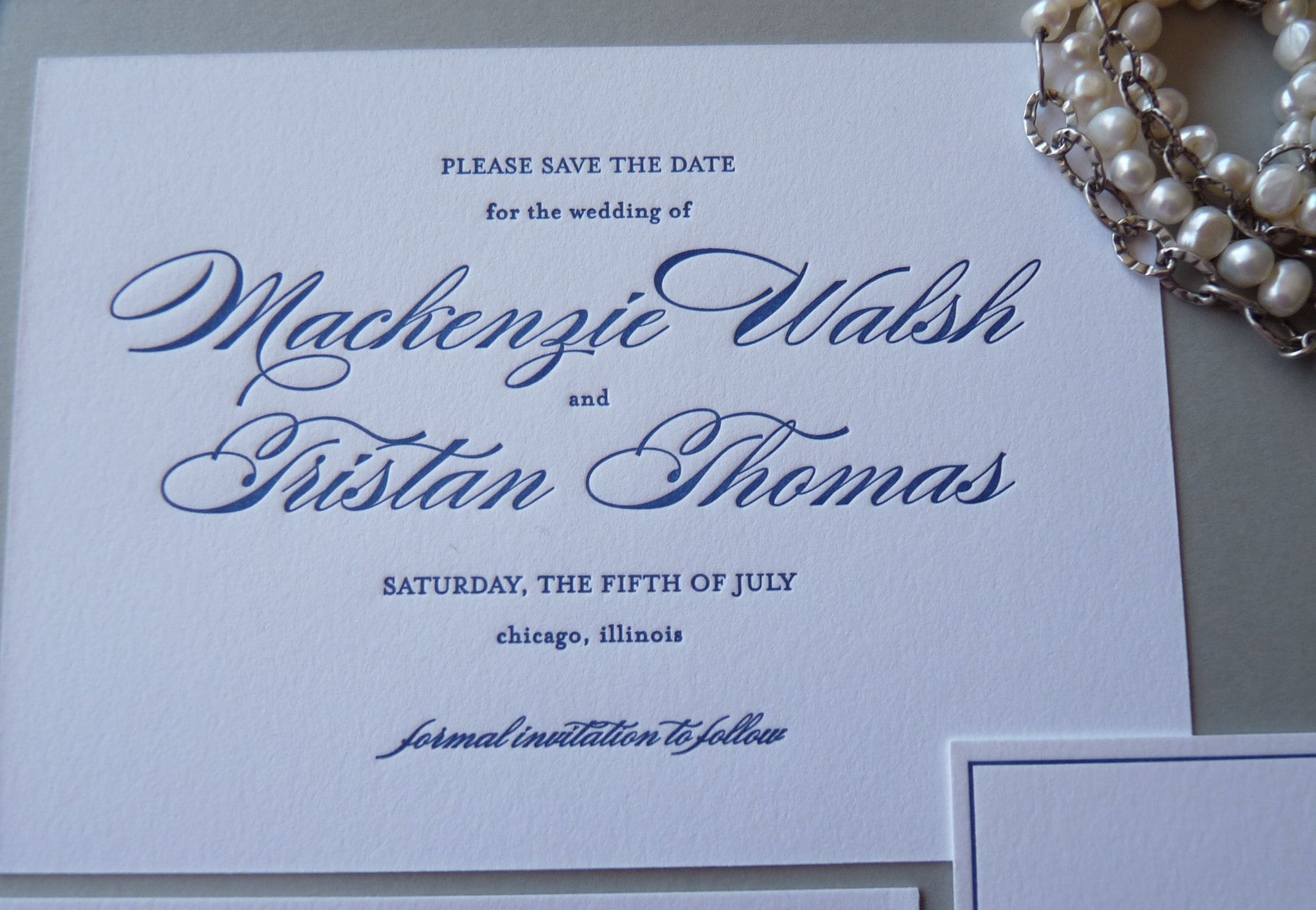 Mackenzie - Haute Papier Luxe Deux Save the Date