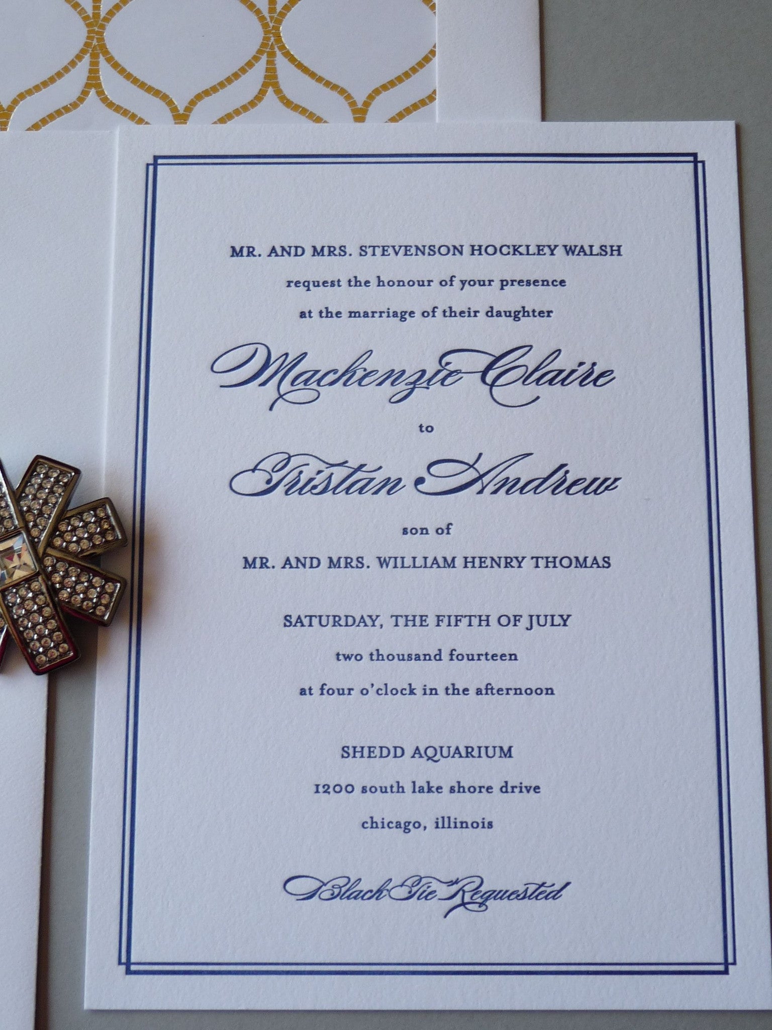 Mackenzie - Haute Papier Luxe Deux Wedding