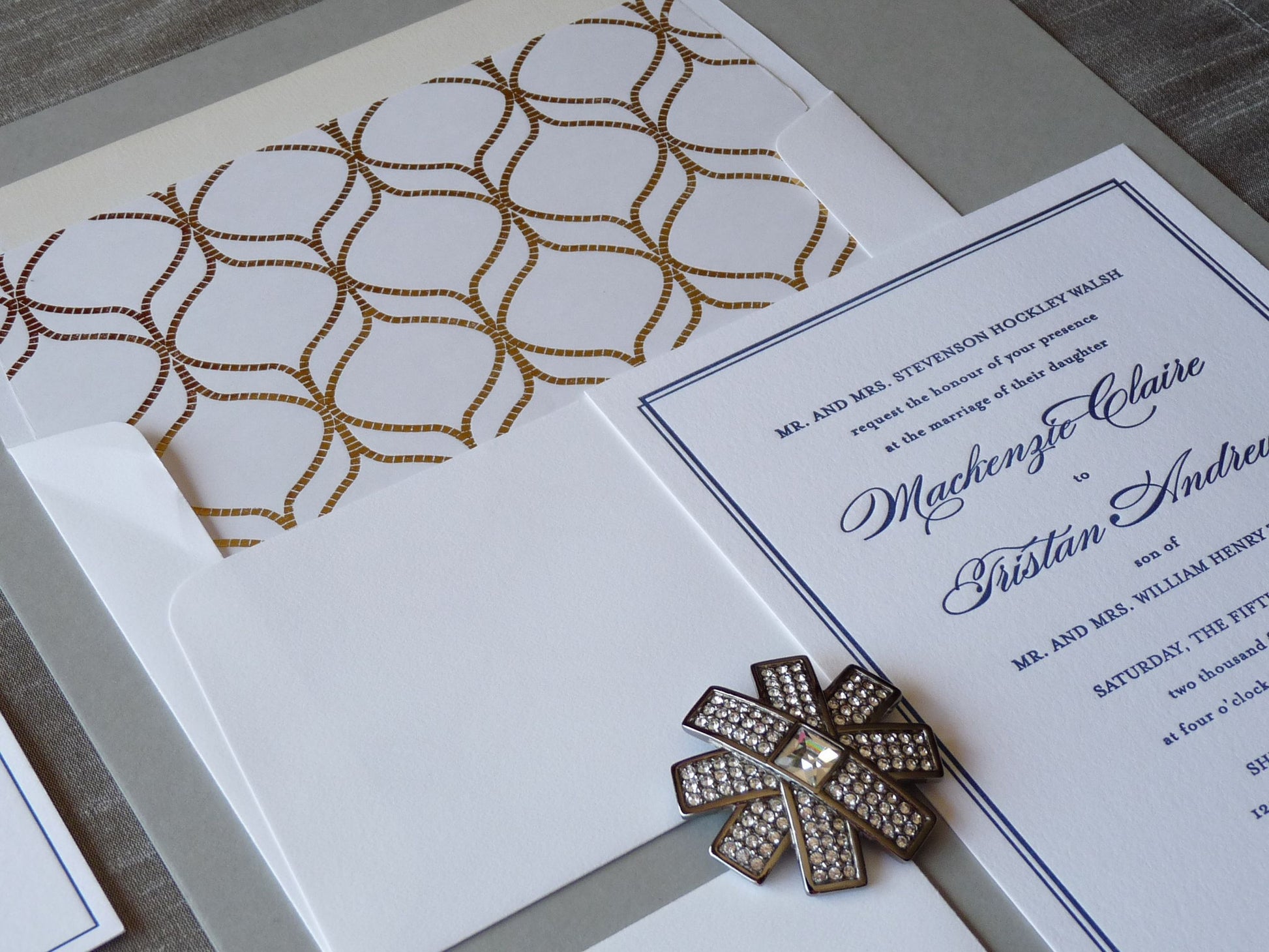 Mackenzie - Haute Papier Luxe Deux Wedding