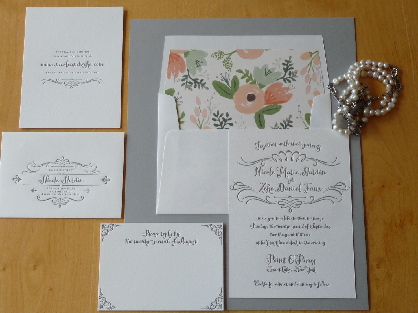 Nicole - Haute Papier Luxe Deux Wedding