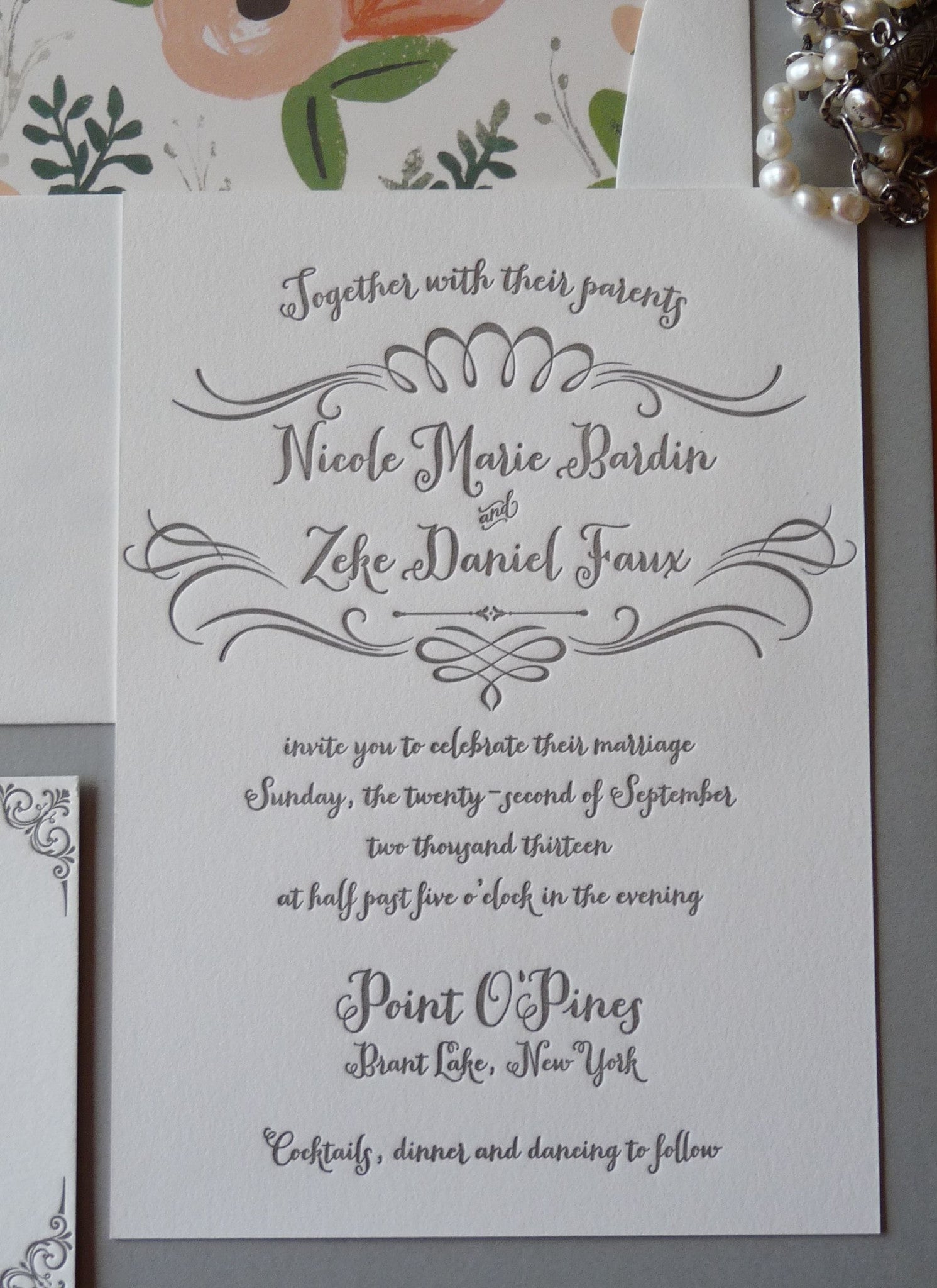 Nicole - Haute Papier Luxe Deux Wedding