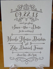 Load image into Gallery viewer, Nicole - Haute Papier Luxe Deux Save the Date
