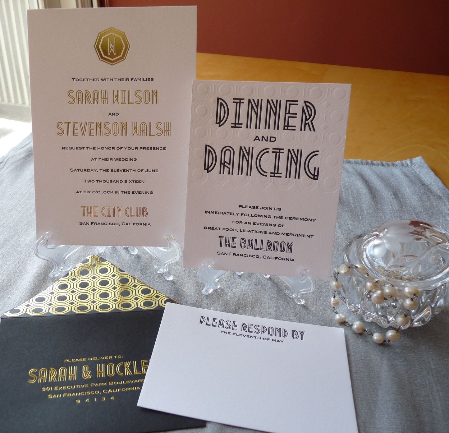 Sarah - Haute Papier Luxe Deux Wedding