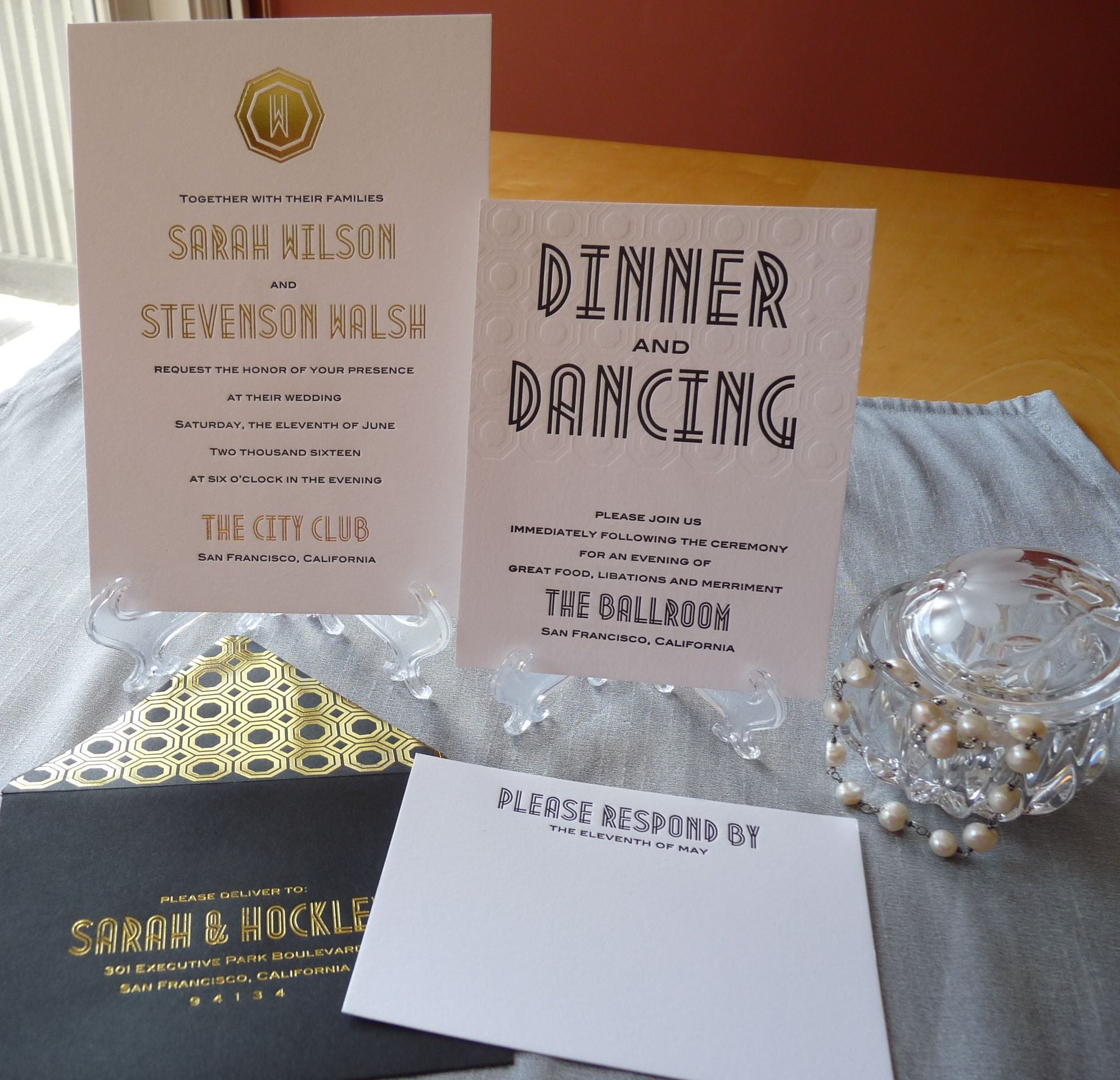 Sarah - Haute Papier Luxe Deux Wedding
