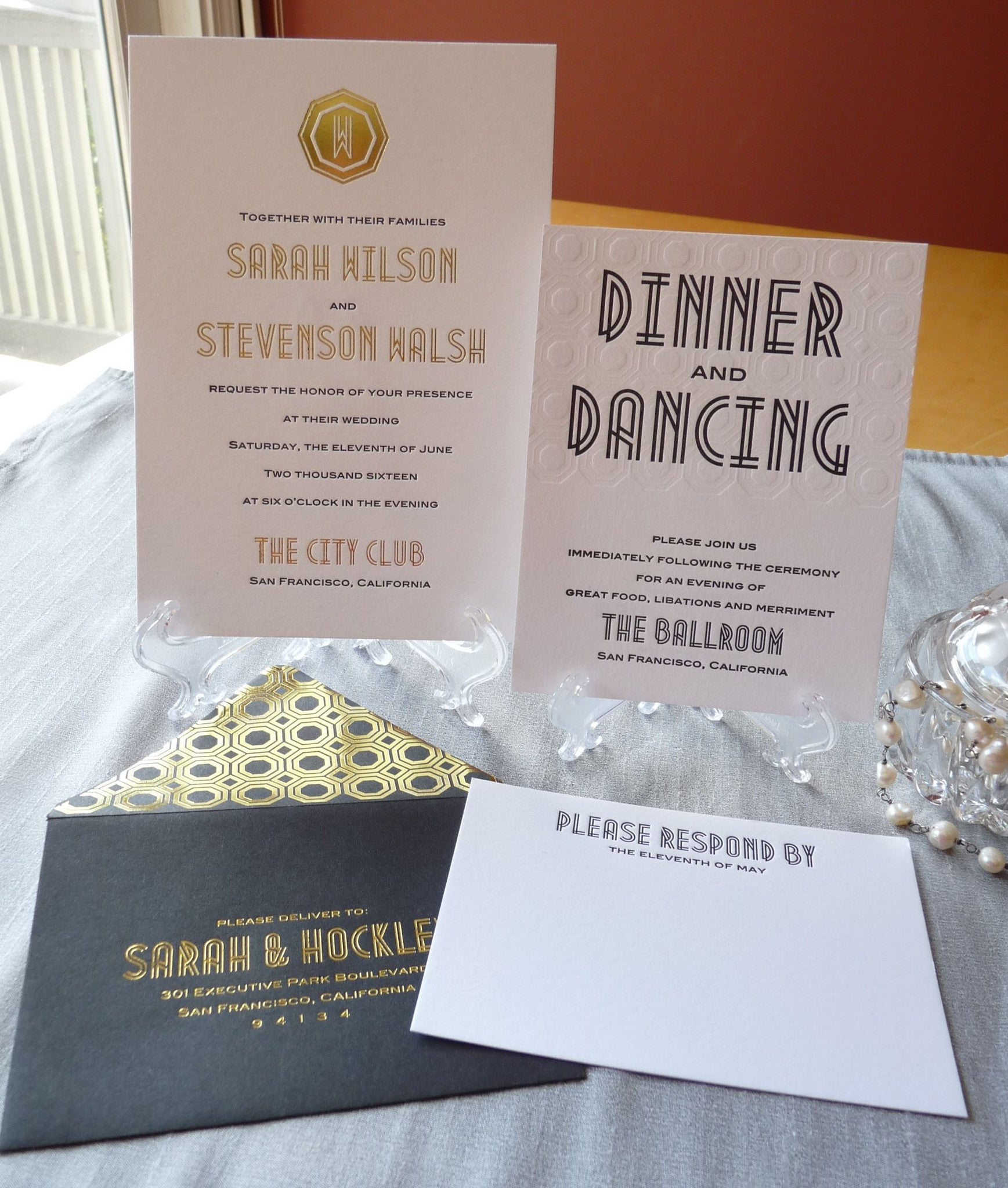 Sarah - Haute Papier Luxe Deux Wedding