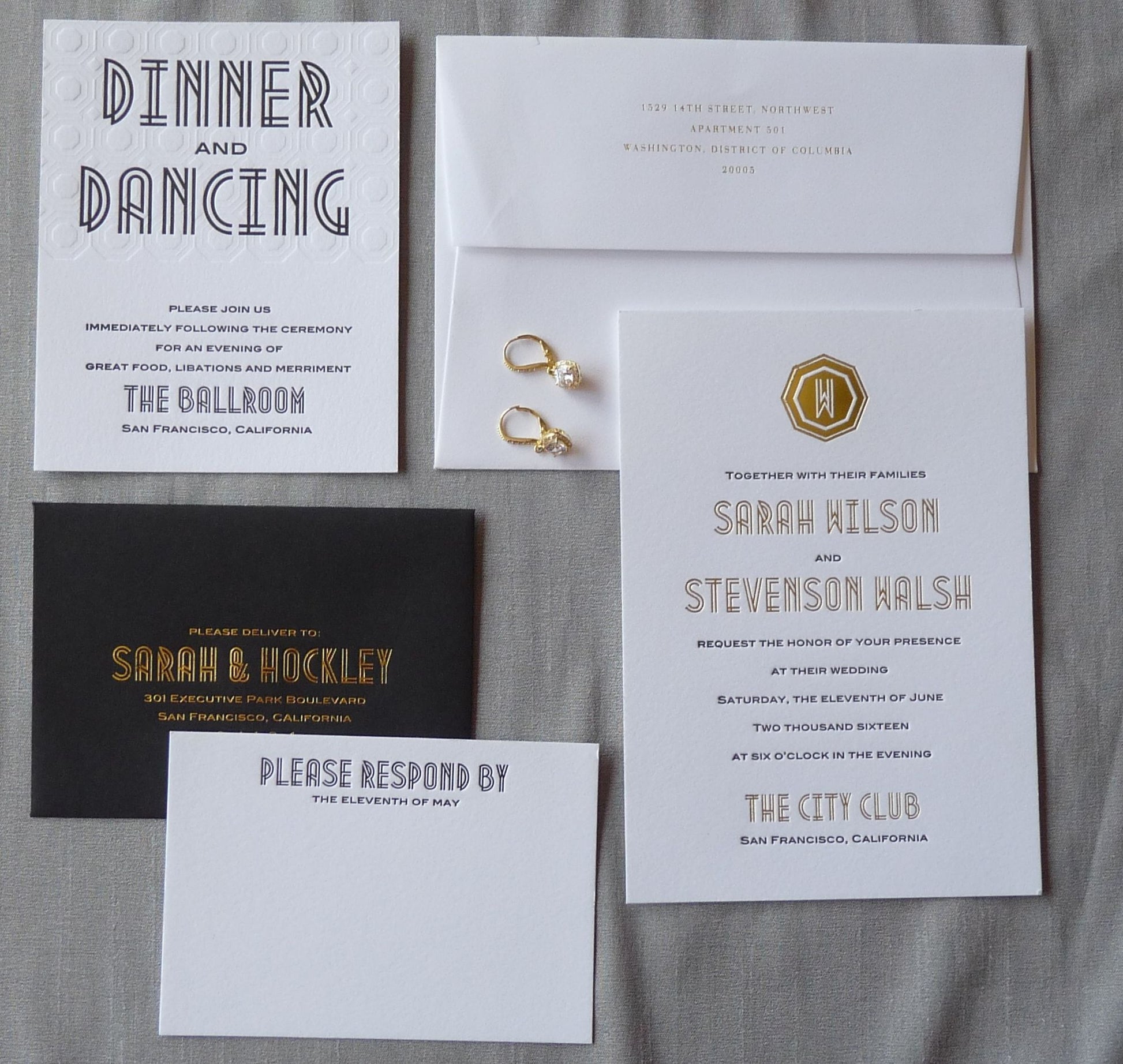 Sarah - Haute Papier Luxe Deux Wedding
