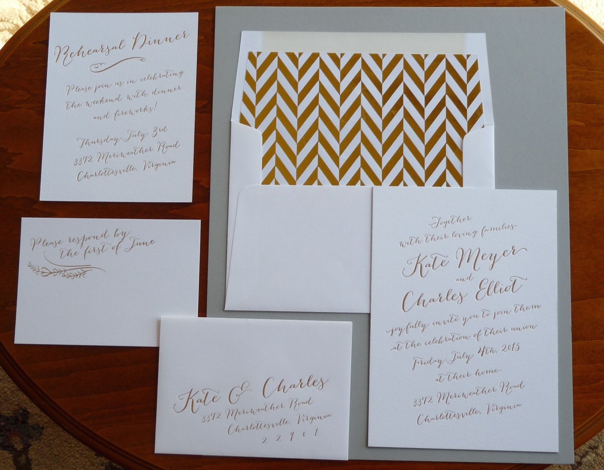 Kate - Haute Papier Luxe Deux Wedding