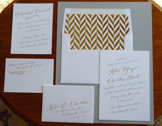 Kate - Haute Papier Luxe Deux Wedding