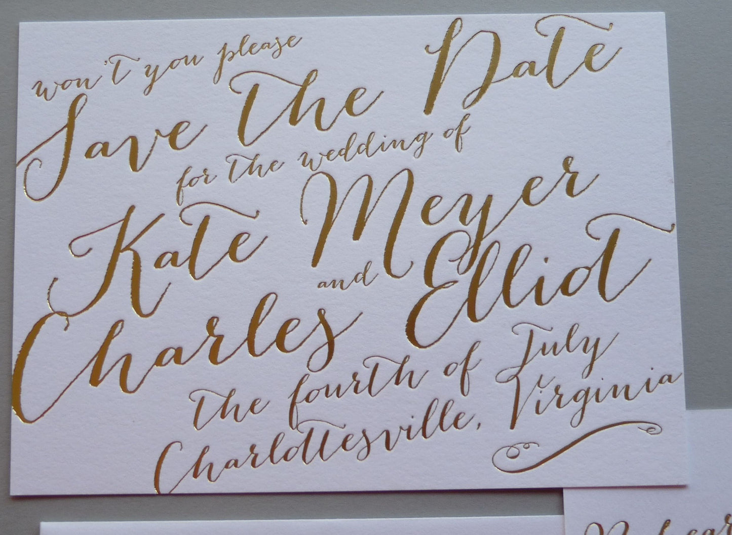 Kate - Haute Papier Luxe Deux Save the Date