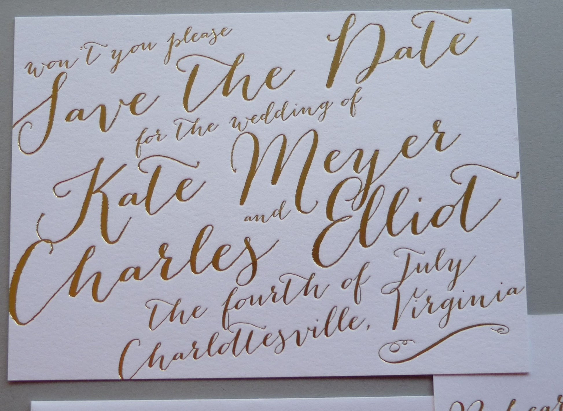 Kate - Haute Papier Luxe Deux Save the Date