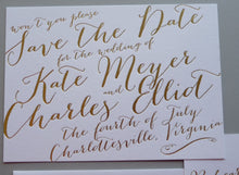 Load image into Gallery viewer, Kate - Haute Papier Luxe Deux Save the Date
