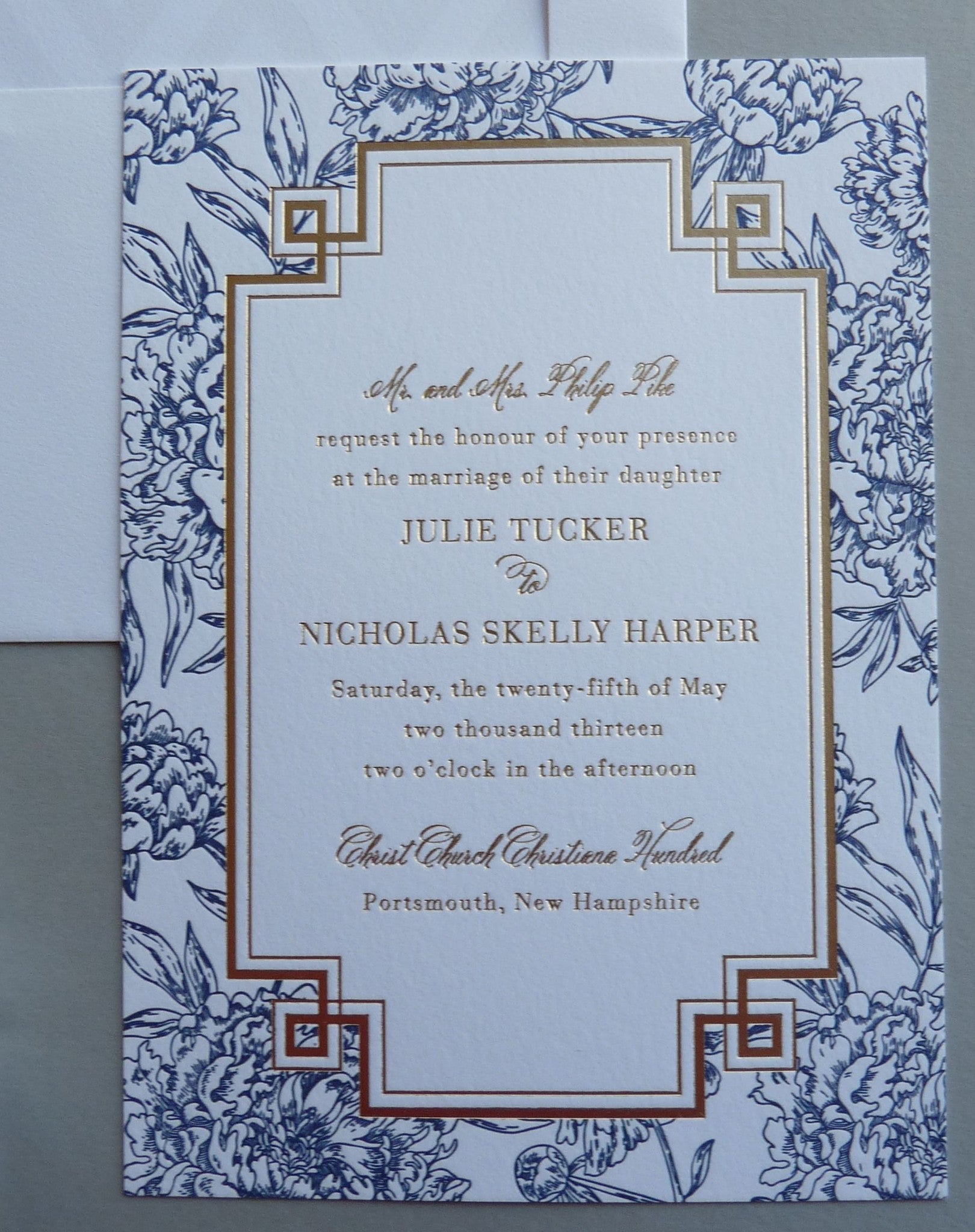 Julie - Haute Papier Luxe Deux Wedding