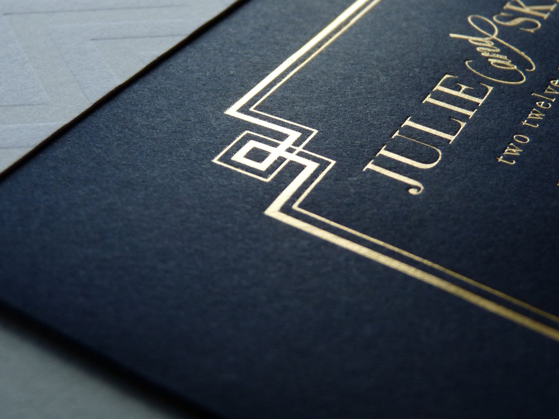 Julie - Haute Papier Luxe Deux Wedding