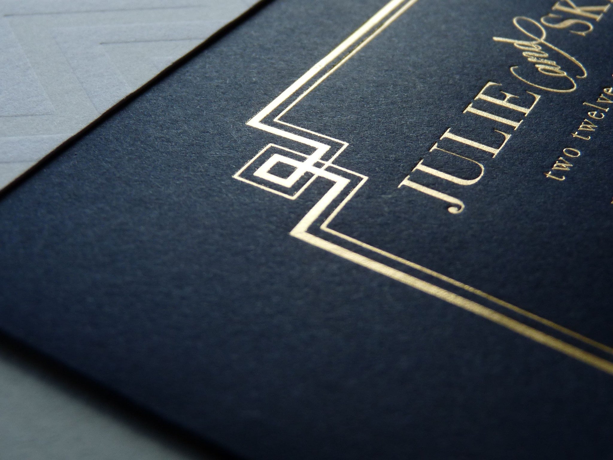 Julie - Haute Papier Luxe Deux Wedding