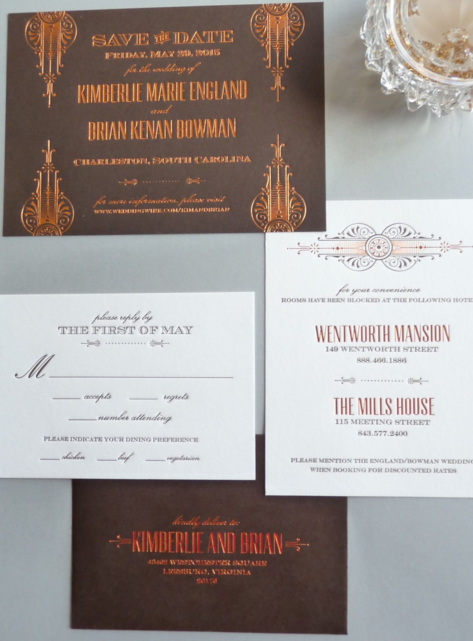 Kimberlie - Haute Papier Luxe Deux Wedding
