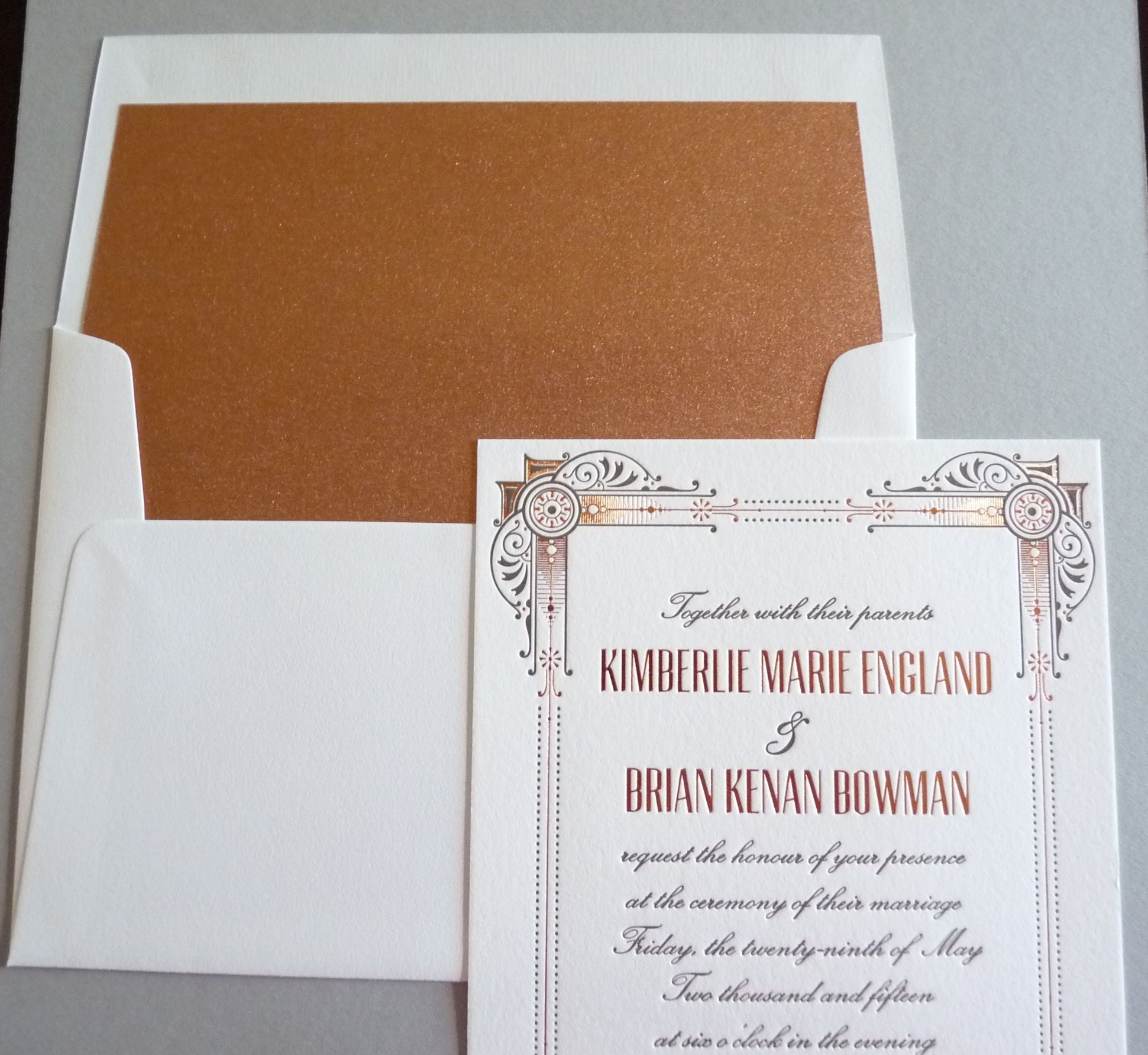Kimberlie - Haute Papier Luxe Deux Wedding