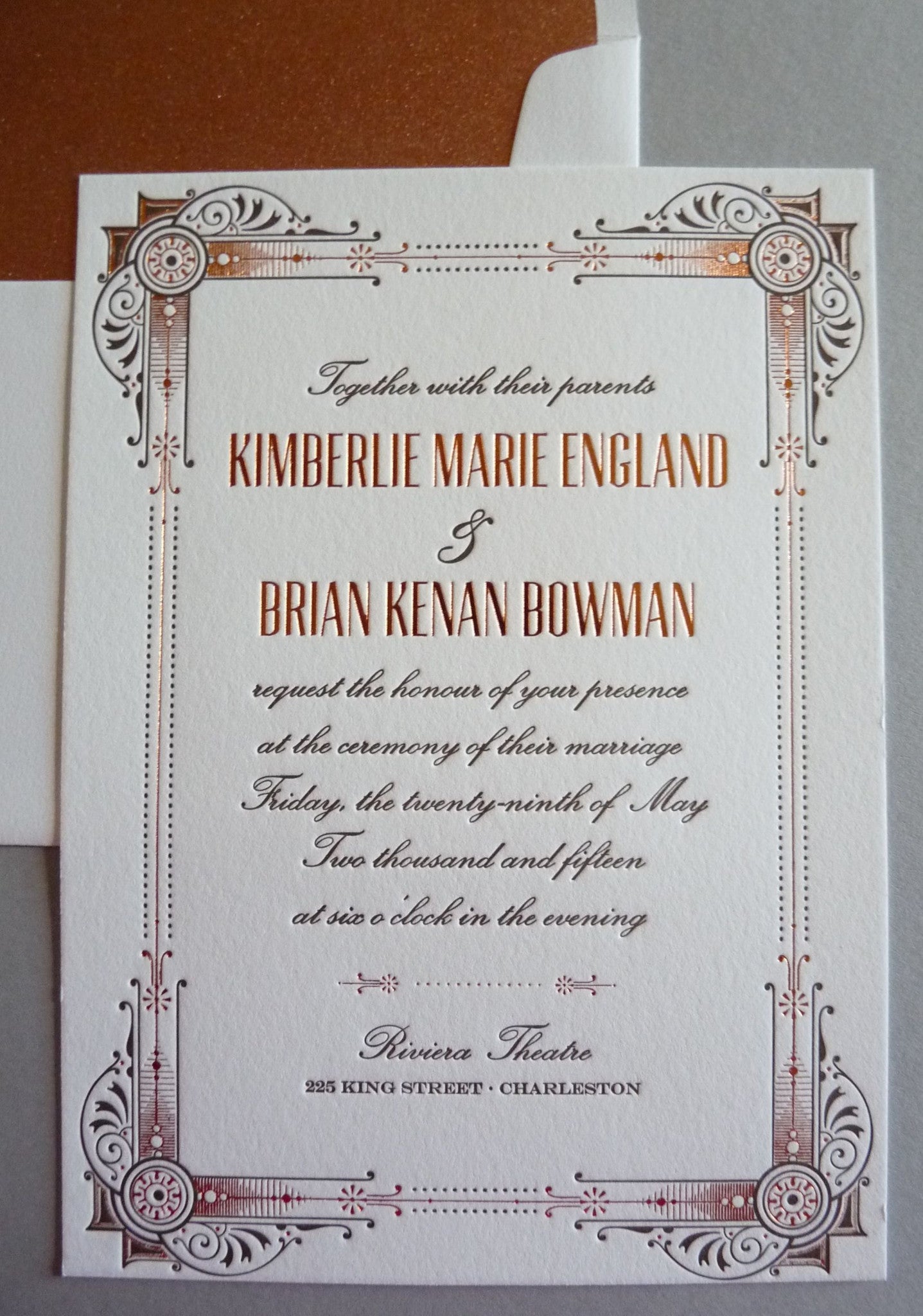 Kimberlie - Haute Papier Luxe Deux Wedding