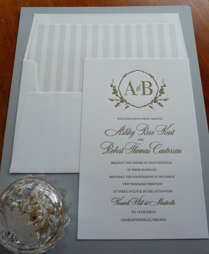 Ashley - Haute Papier Luxe Deux Wedding