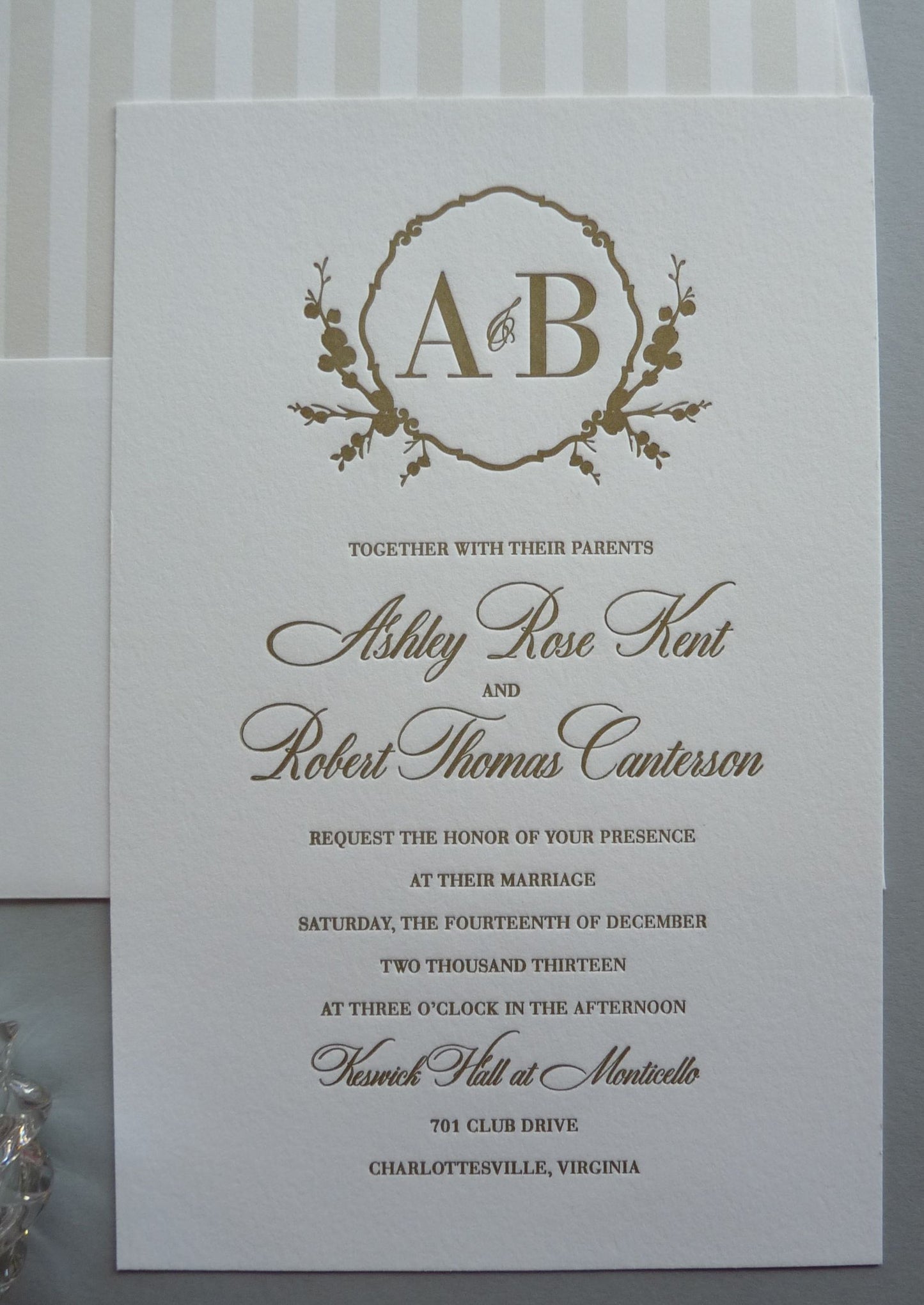 Ashley - Haute Papier Luxe Deux Wedding