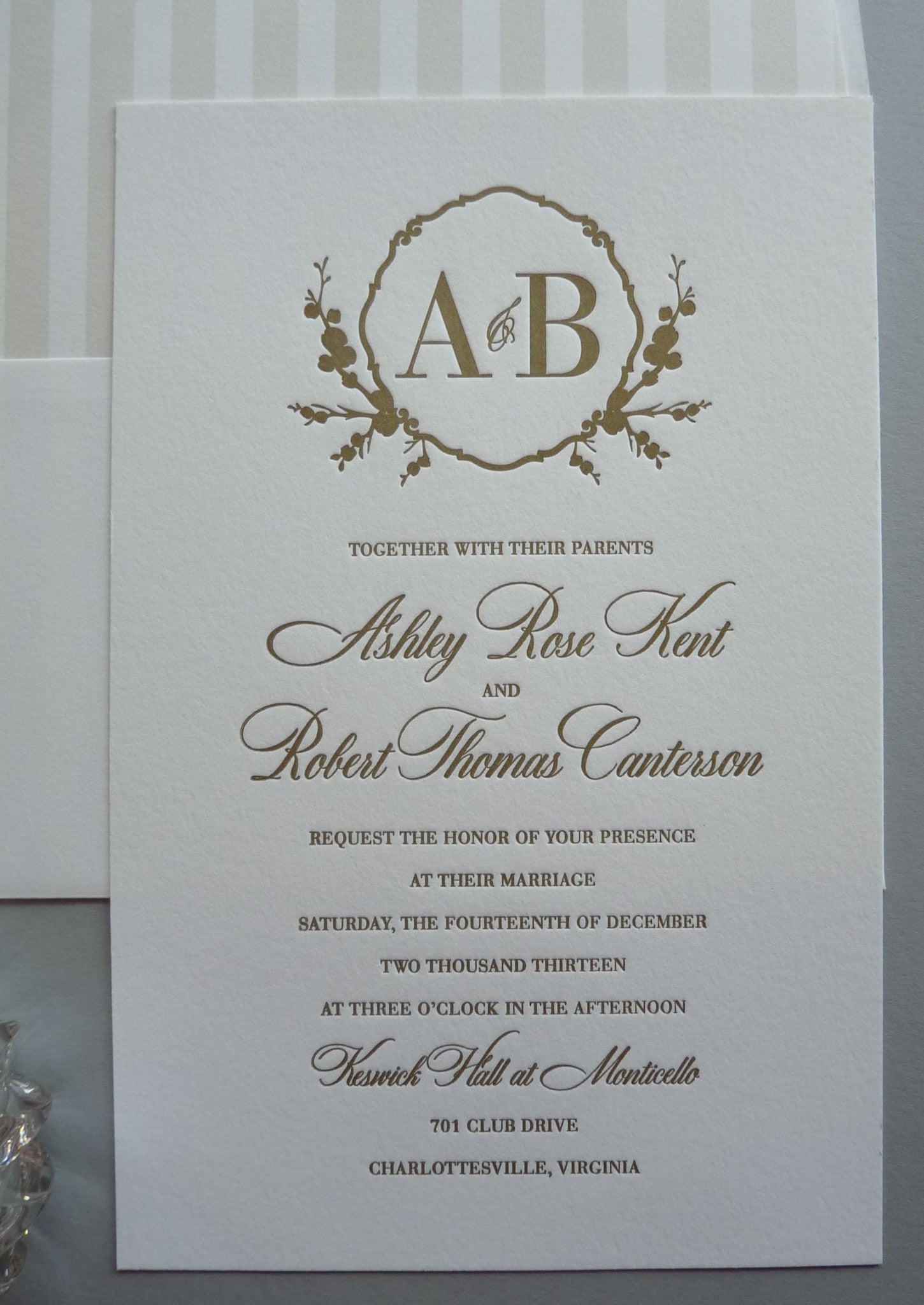 Ashley - Haute Papier Luxe Deux Wedding