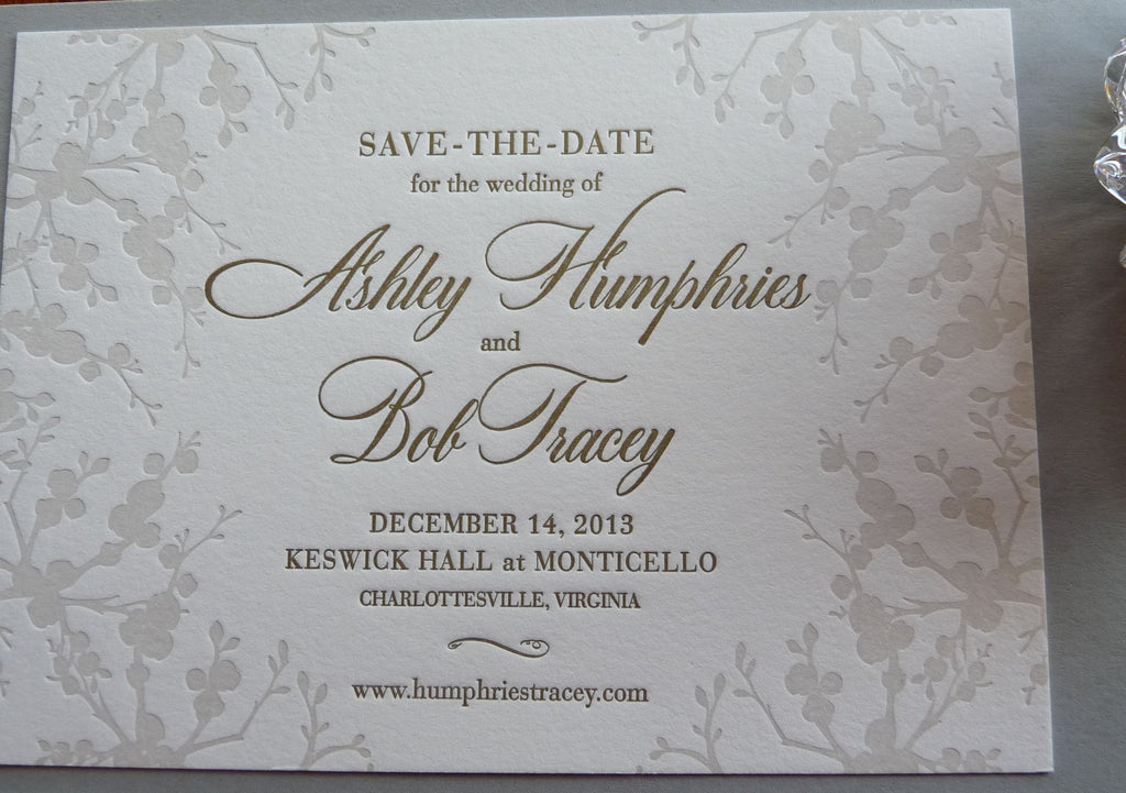 Ashley - Haute Papier Luxe Deux Save the Date