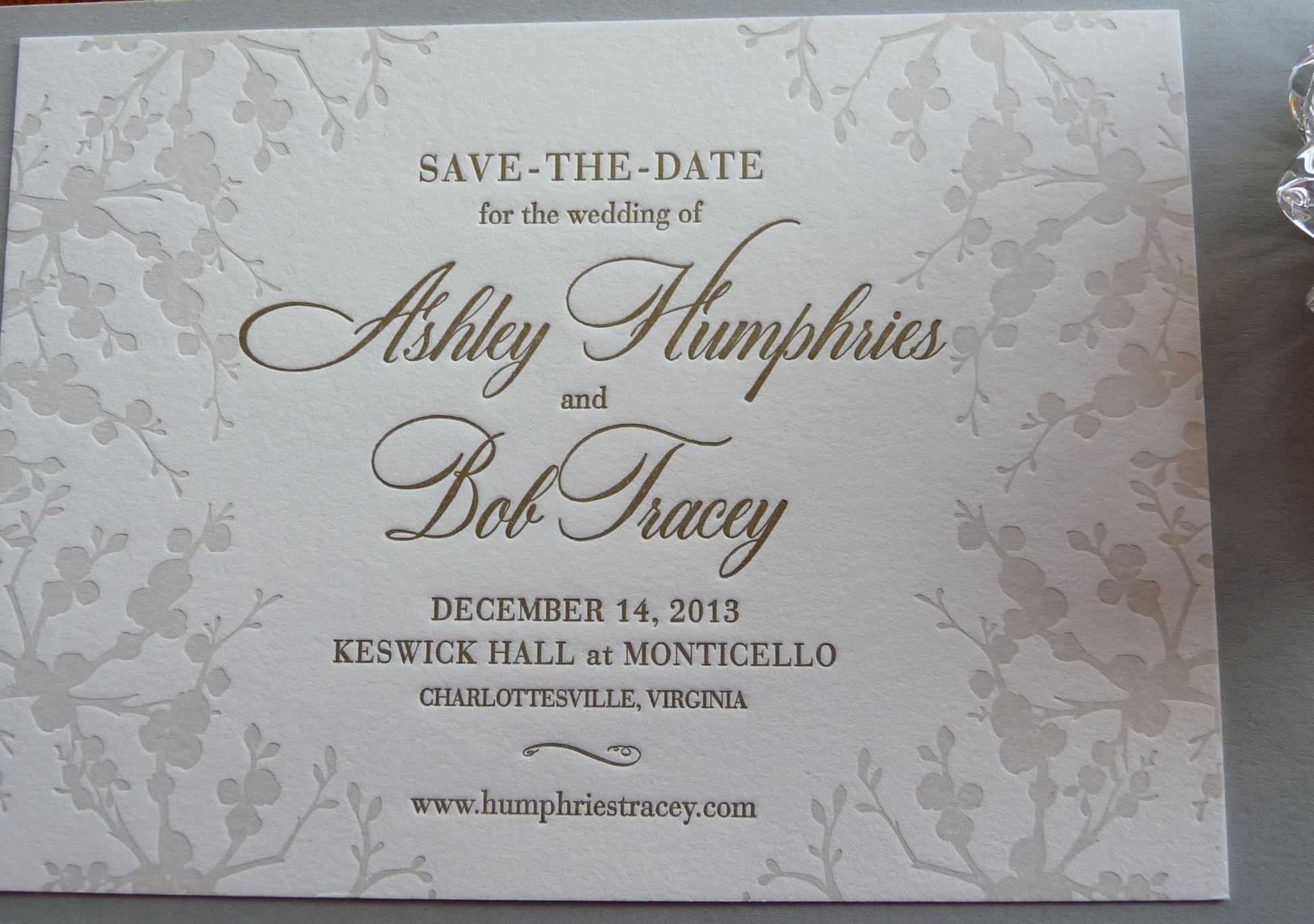 Ashley - Haute Papier Luxe Deux Save the Date