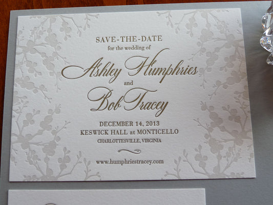 Ashley - Haute Papier Luxe Deux Save the Date