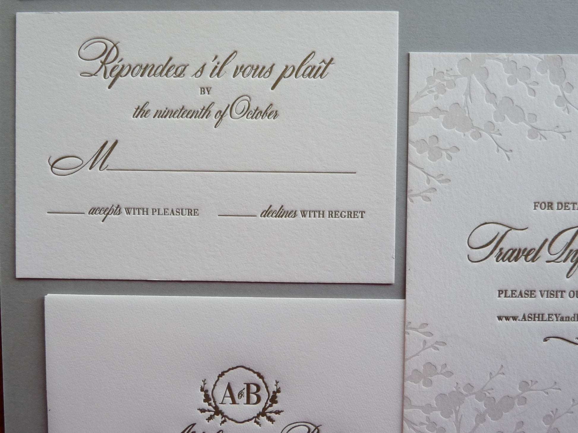 Ashley - Haute Papier Luxe Deux Wedding