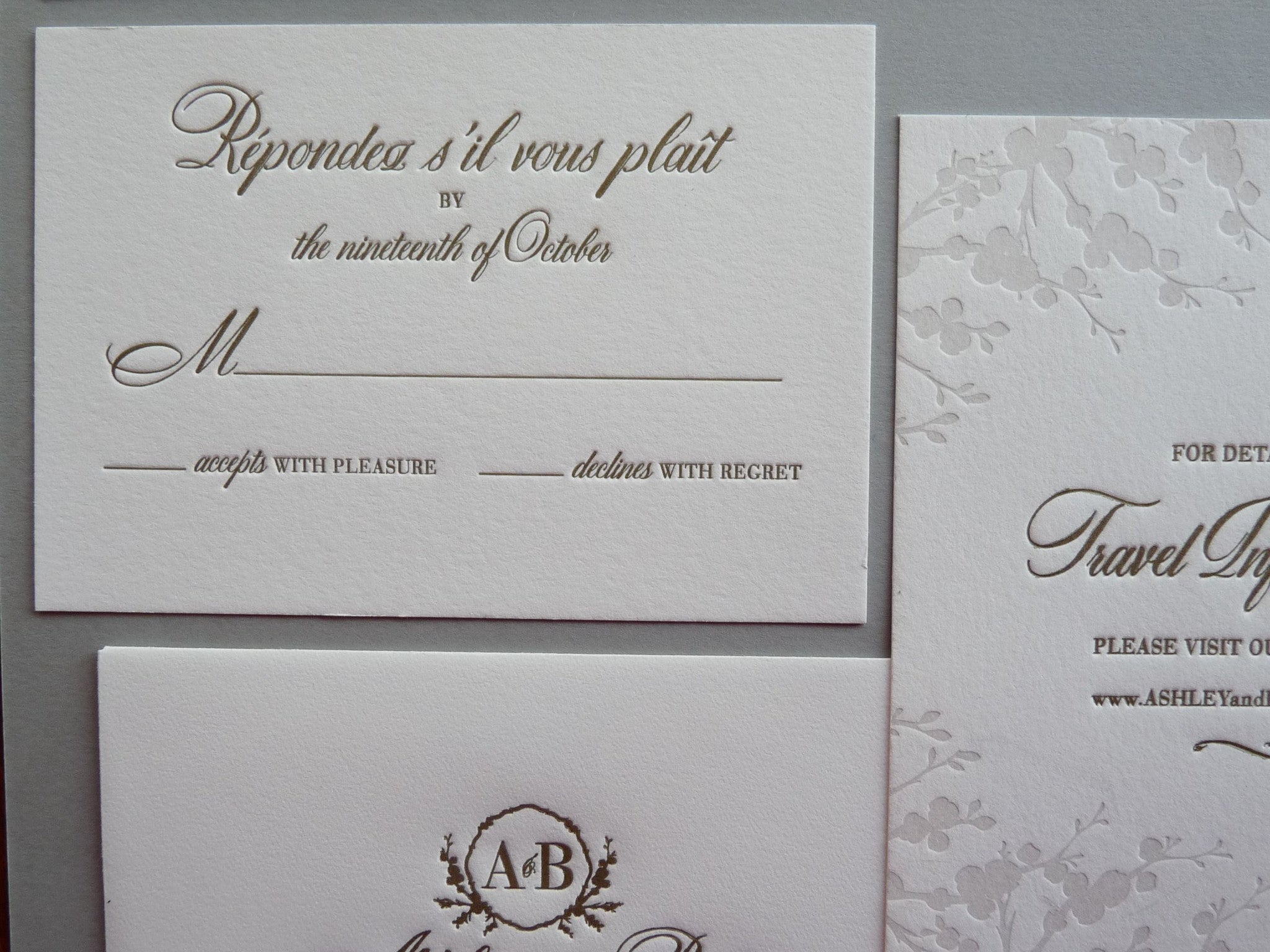 Ashley - Haute Papier Luxe Deux Wedding