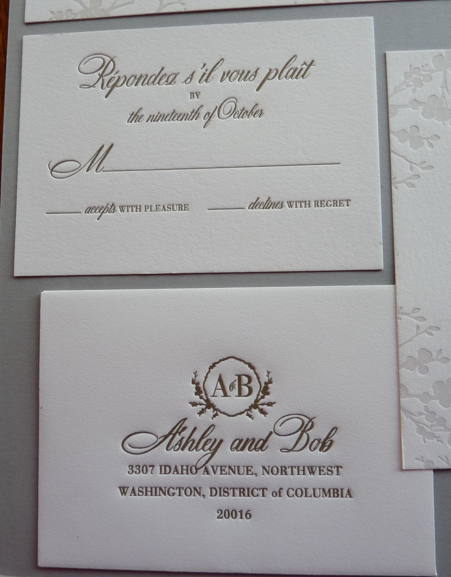 Ashley - Haute Papier Luxe Deux Wedding