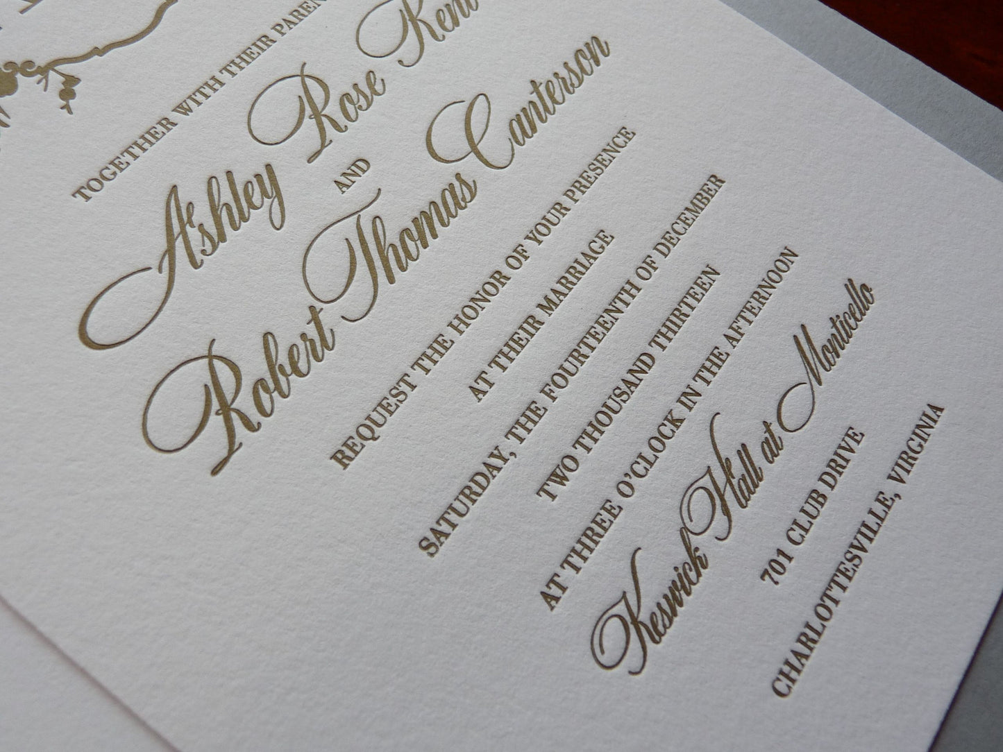Ashley - Haute Papier Luxe Deux Wedding