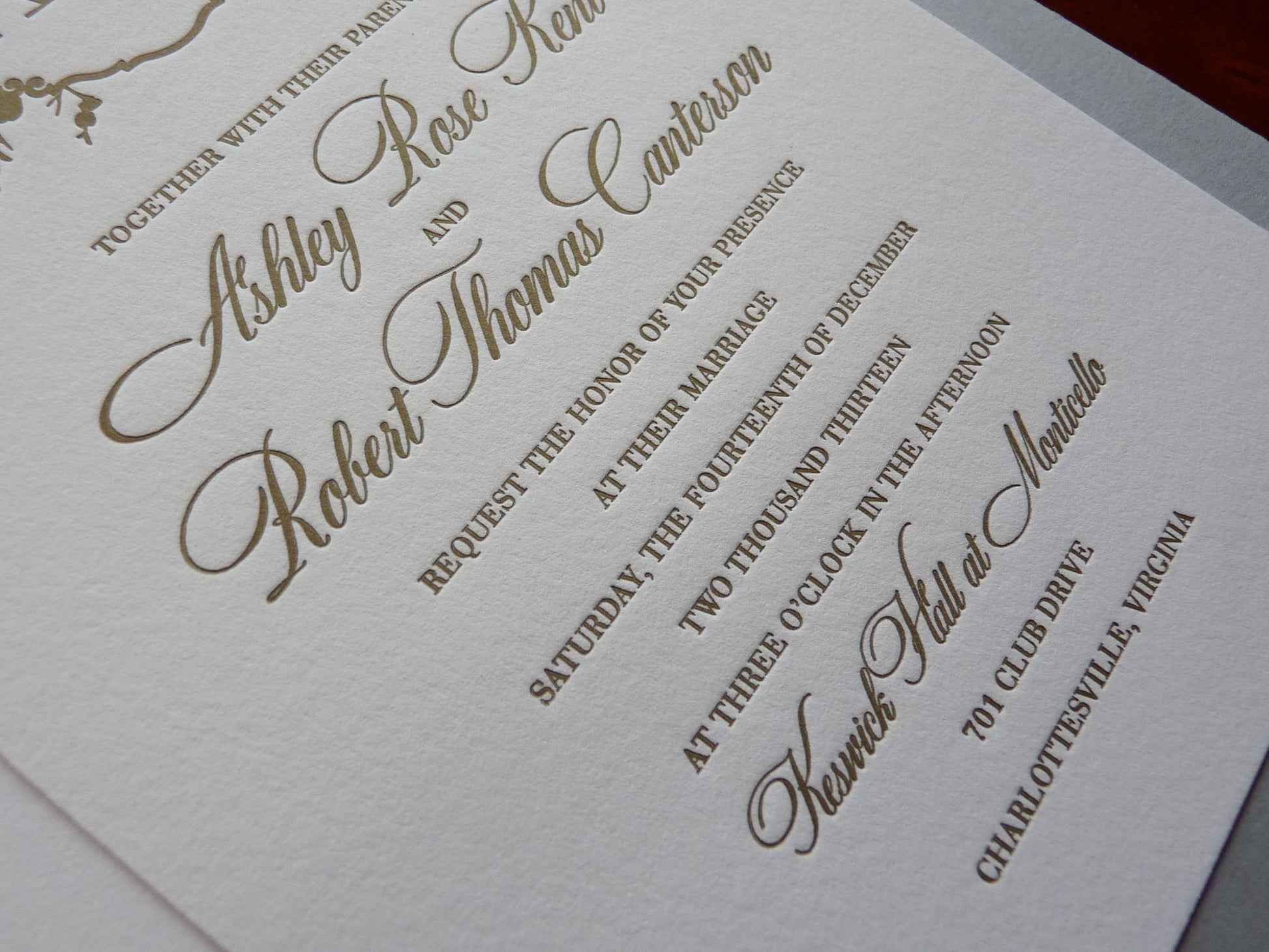 Ashley - Haute Papier Luxe Deux Wedding