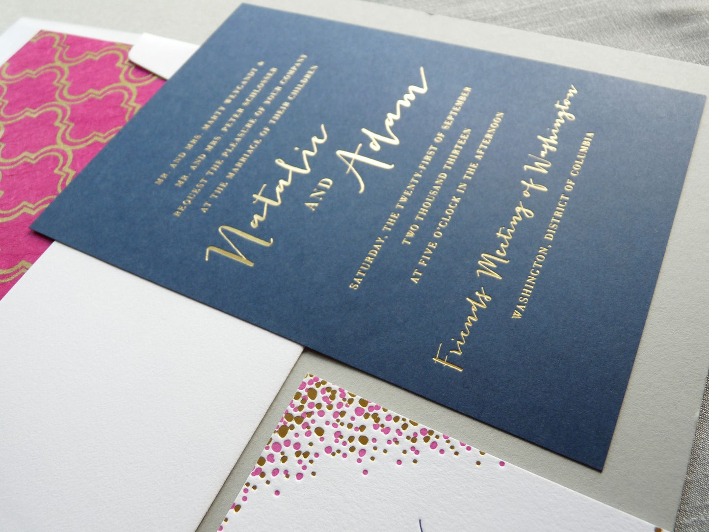 Natalie - Haute Papier Luxe Deux Wedding