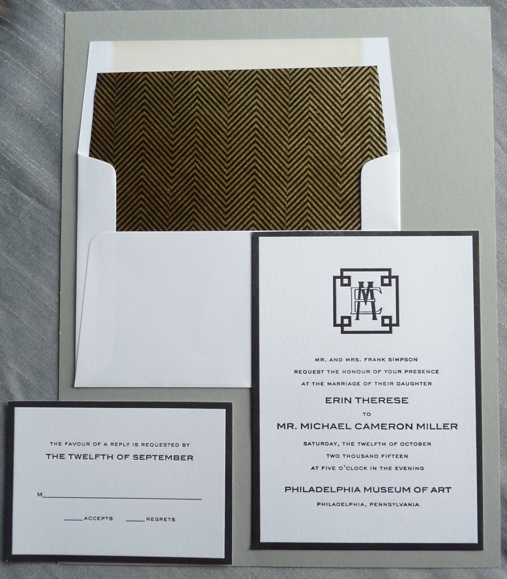 Therese - Haute Papier Luxe Deux Wedding
