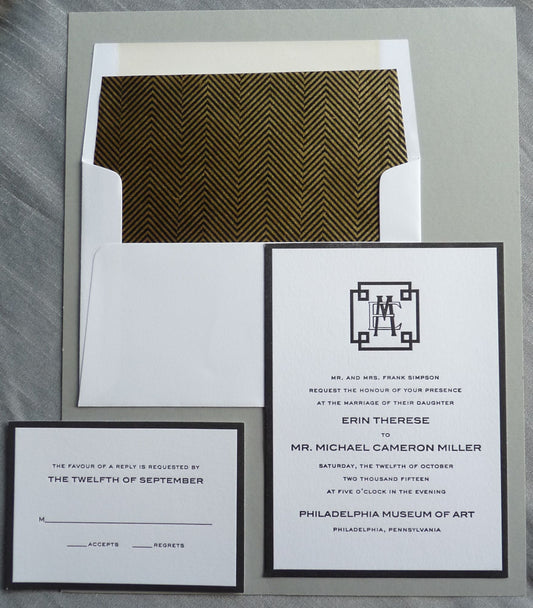 Therese - Haute Papier Luxe Deux Wedding