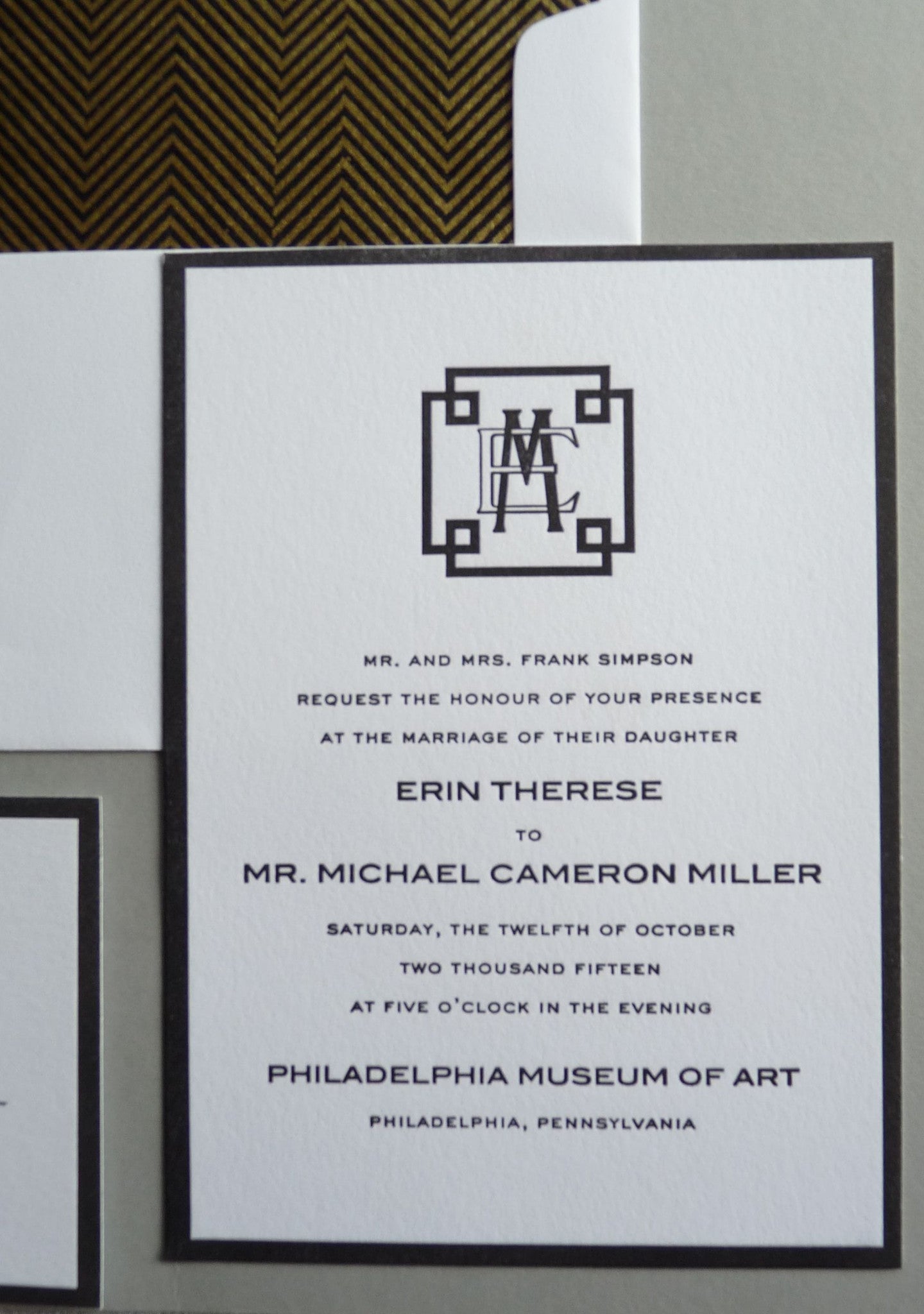 Therese - Haute Papier Luxe Deux Wedding