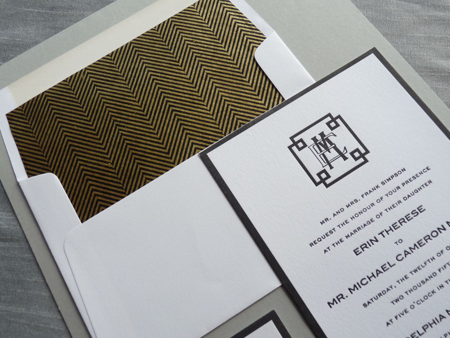 Therese - Haute Papier Luxe Deux Wedding