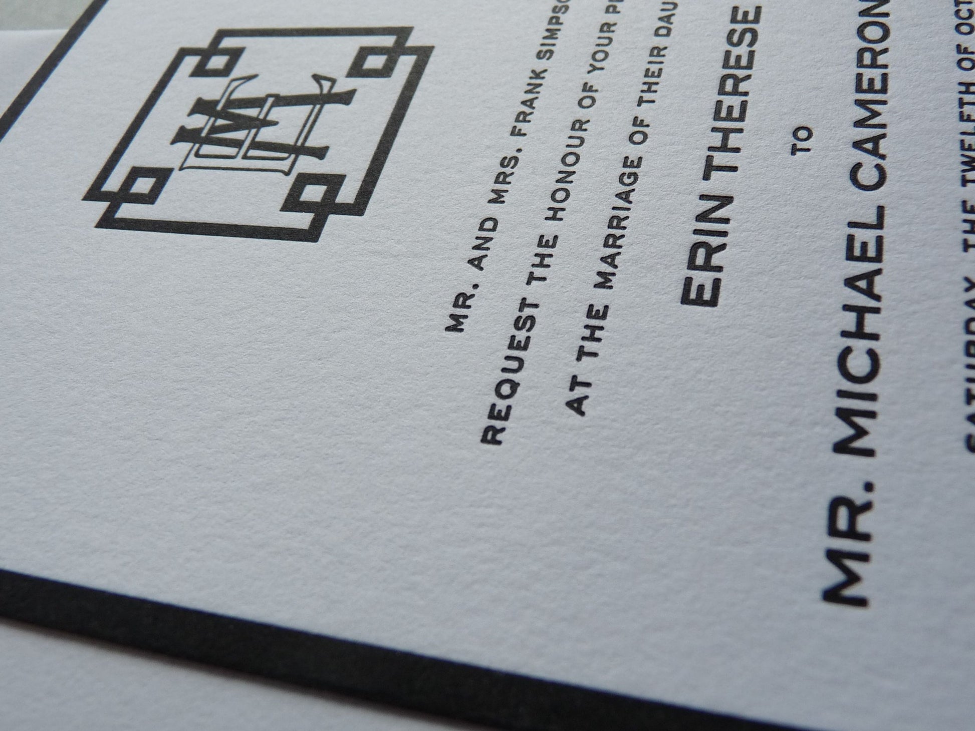 Therese - Haute Papier Luxe Deux Wedding