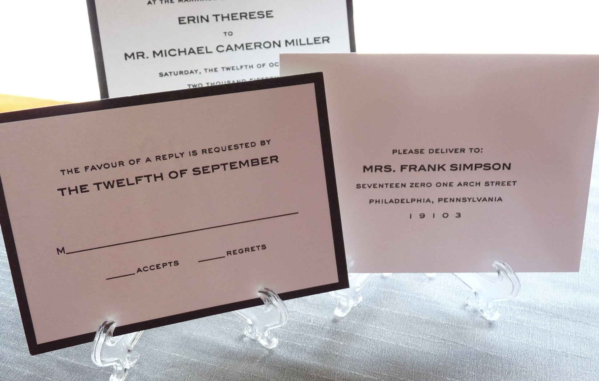 Therese - Haute Papier Luxe Deux Wedding