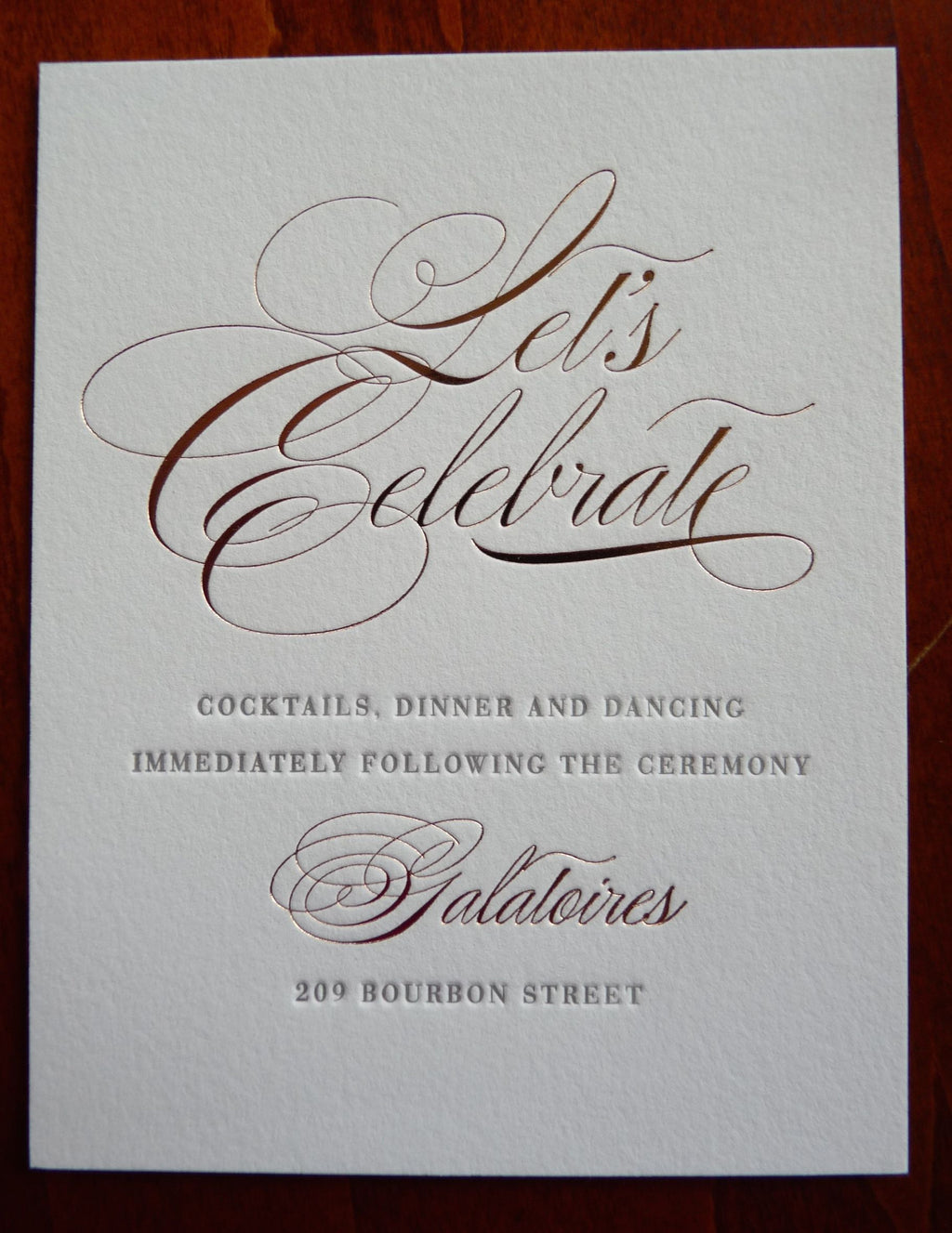 Violet - Haute Papier Luxe Deux Wedding